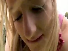 Hot Blond takes an booty pounding from her boyfriend